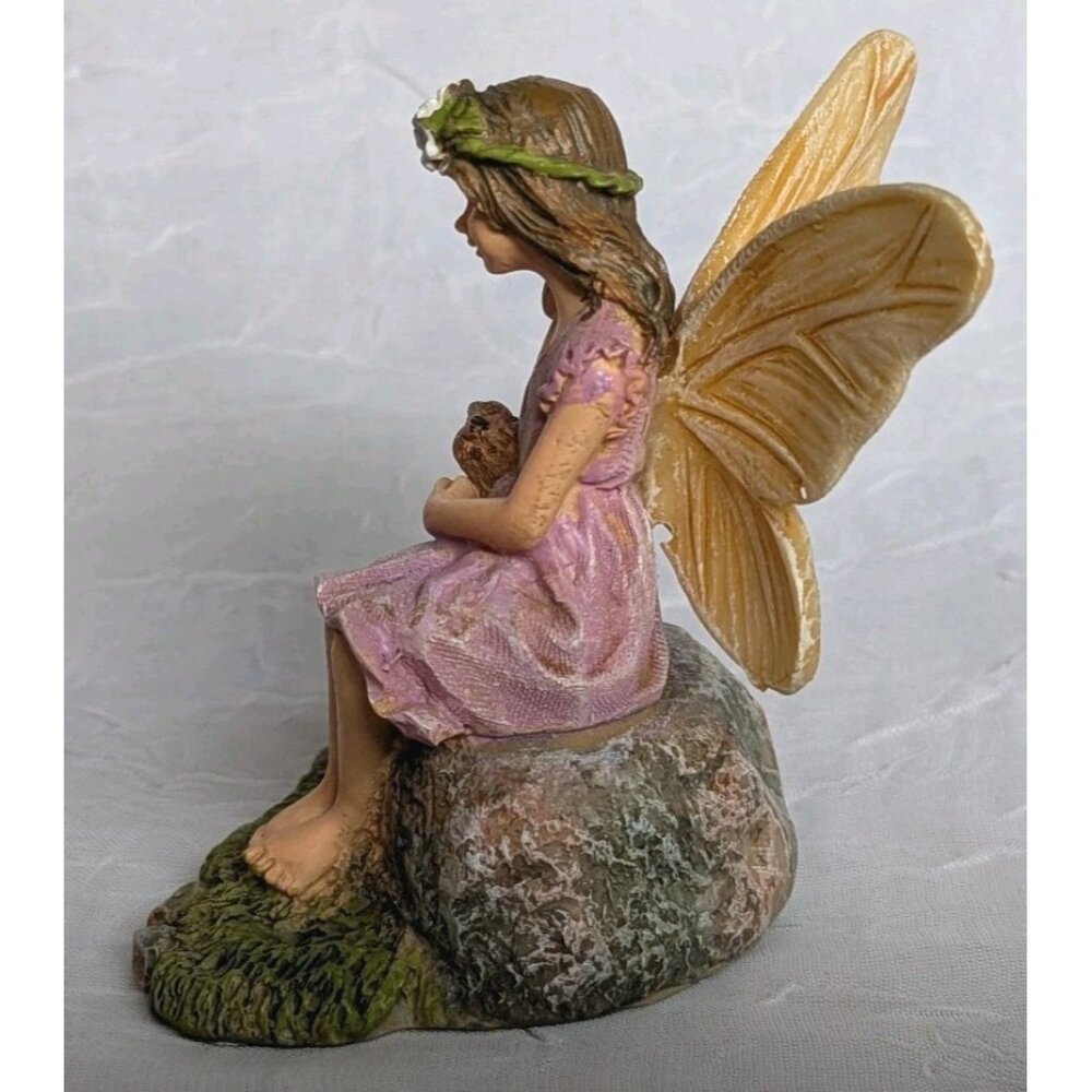 5 Miniature Fairy Garden Figurines Fox Lamb Fairies Animals Cottagecore Set READ - Picture 15 of 16